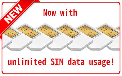 Now With Unlimited SIM Data Usage