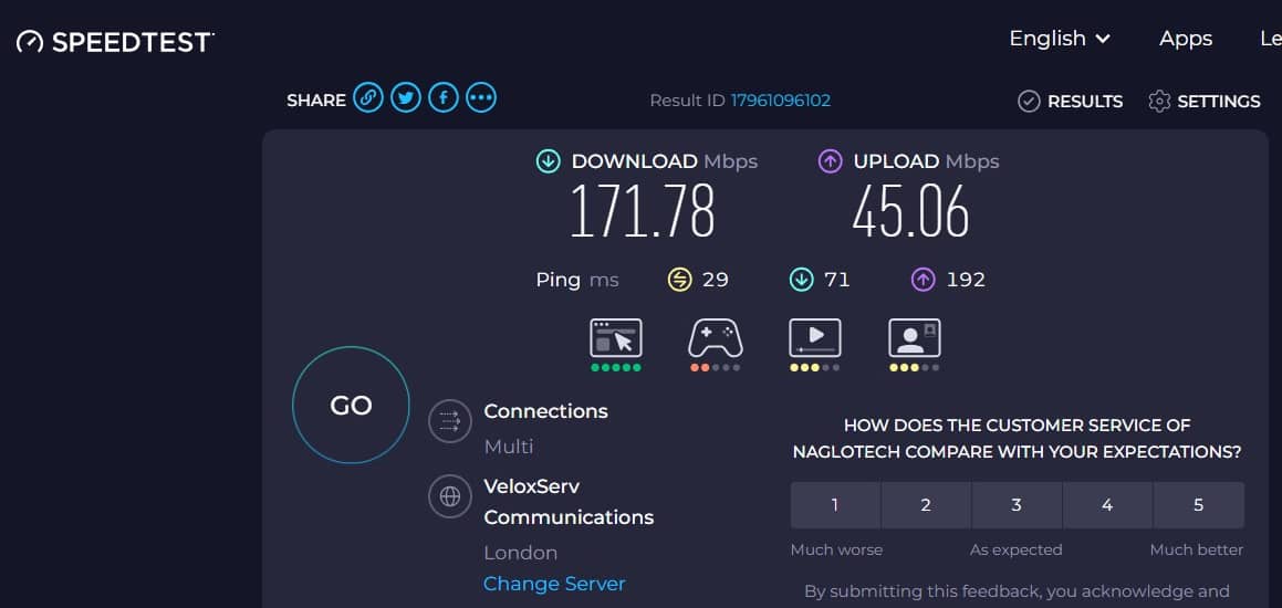 SpeedTest -Bonding Router SpeedTest -Bonding Router